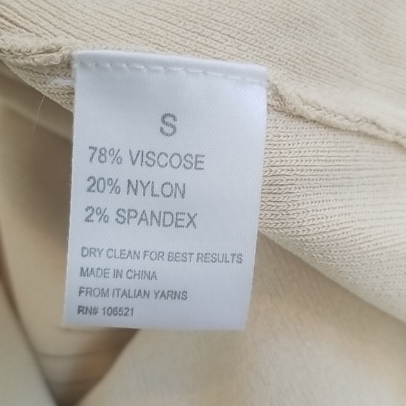 IL Gilet Beige Sweater Small New - Picture 5 of 5